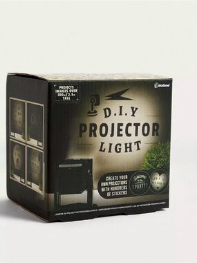 NIB Paladone Do It Yourself Projector Light, Make Your Own Wall Night Projection